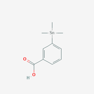 molecular formula C10H14O2Sn B018050 3-Trimethylstannyl benzoic acid CAS No. 161767-56-2