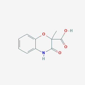 molecular formula C10H9NO4 B180501 2-甲基-3-氧代-3,4-二氢-2H-1,4-苯并噁嗪-2-羧酸 CAS No. 154365-40-9