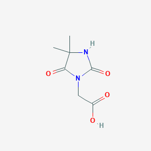 molecular formula C7H10N2O4 B180506 (4,4-Dimethyl-2,5-dioxo-imidazolidin-1-yl)-acetic acid CAS No. 177941-95-6