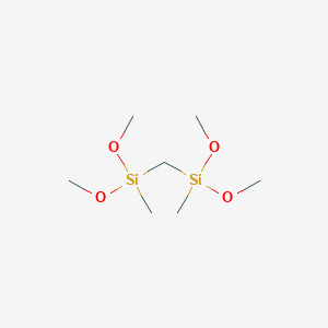 molecular formula C7H20O4Si2 B180537 Bis(methyldimethoxysilyl)methane CAS No. 18297-79-5