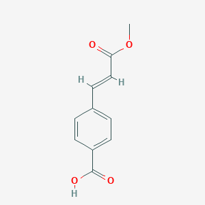 molecular formula C11H10O4 B180561 4-(3-Methoxy-3-oxoprop-1-en-1-yl)benzoic acid CAS No. 160648-26-0