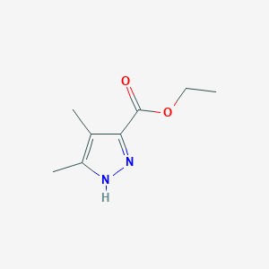 molecular formula C8H12N2O2 B180565 Ethyl 4,5-dimethyl-1H-pyrazole-3-carboxylate CAS No. 15803-27-7