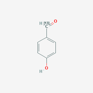 molecular formula C7H6O2 B018057 4-羟基苯甲醛-13C CAS No. 152404-52-9
