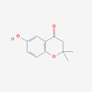 molecular formula C11H12O3 B180581 6-Hydroxy-2,2-dimethylchroman-4-one CAS No. 31366-85-5