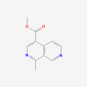 molecular formula C11H10N2O2 B180609 Methyl 1-methyl-2,7-naphthyridine-4-carboxylate CAS No. 112561-62-3
