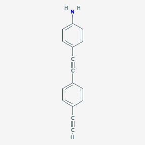 4-((4-Ethynylphenyl)ethynyl)aniline