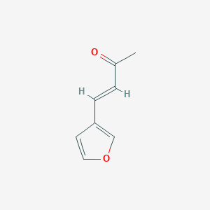 molecular formula C8H8O2 B180633 4-(FURAN-3-YL)BUT-3-EN-2-ONE CAS No. 196951-16-3