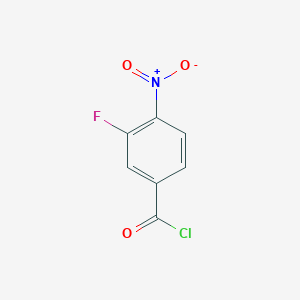 molecular formula C7H3ClFNO3 B180649 3-Fluoro-4-nitrobenzoyl chloride CAS No. 157665-51-5