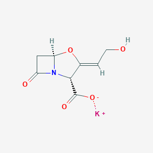 molecular formula C8H8KNO5 B018065 克拉维酸：纤维素 CAS No. 61177-45-5