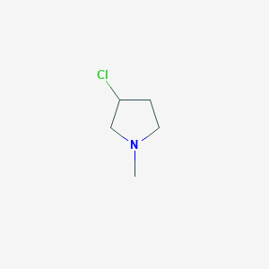 molecular formula C5H10ClN B180657 3-Chloro-1-methylpyrrolidine CAS No. 10603-46-0