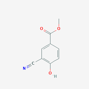 molecular formula C9H7NO3 B180658 Methyl 3-cyano-4-hydroxybenzoate CAS No. 156001-68-2
