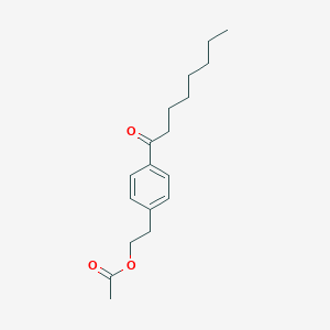 4-Octanoylphenethyl acetate