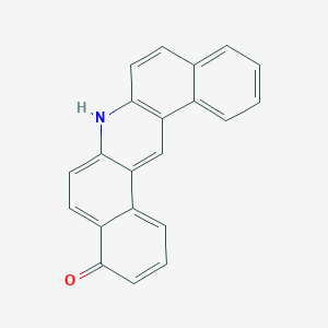 molecular formula C21H13NO B018066 4-Hydroxydibenz(a,j)acridine CAS No. 105467-67-2