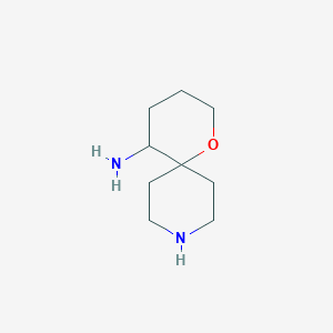 1-Oxa-9-azaspiro[5.5]undecan-5-amine