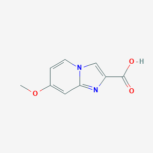 molecular formula C9H8N2O3 B180663 7-Methoxyimidazo[1,2-A]pyridine-2-carboxylic acid CAS No. 129912-15-8