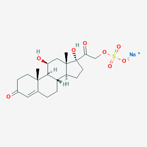 molecular formula C21H29NaO8S B180668 Cortisol sulfate sodium CAS No. 1852-36-4