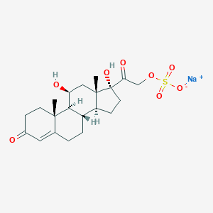 molecular formula C21H29NaO8S B180668 Hydrocortisone 21-(sodium sulphate) CAS No. 1852-36-4
