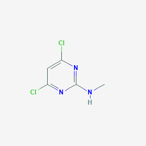 molecular formula C5H5Cl2N3 B180673 4,6-Dichloro-n-methylpyrimidin-2-amine CAS No. 10397-15-6