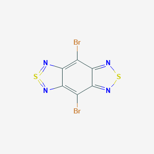 molecular formula C6Br2N4S2 B180681 4,8-Dibromobenzo[1,2-c:4,5-c']bis([1,2,5]thiadiazole) CAS No. 165617-59-4