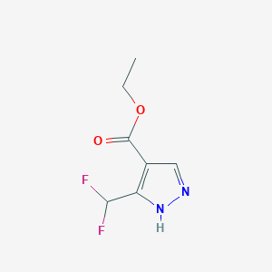 ethyl 5-(difluoromethyl)-1H-pyrazole-4-carboxylate