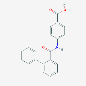 4-[(2-phenylbenzoyl)amino]benzoic Acid