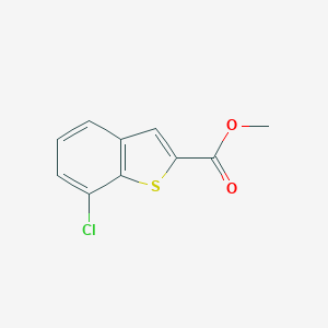 molecular formula C10H7ClO2S B180707 Methyl 7-chlorobenzo[b]thiophene-2-carboxylate CAS No. 550998-56-6