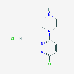 molecular formula C8H12Cl2N4 B180721 3-Chloro-6-piperazinopyridazine Hydrochloride CAS No. 100241-11-0