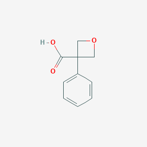 molecular formula C10H10O3 B180737 3-Phenyloxetane-3-carboxylic acid CAS No. 114012-42-9