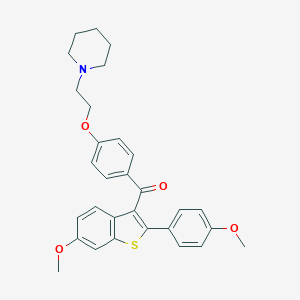 molecular formula C30H31NO4S B018074 Raloxifene Bismethyl Ether CAS No. 84541-38-8