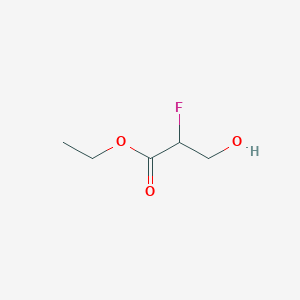 molecular formula C5H9FO3 B180755 Ethyl 2-fluoro-3-hydroxypropanoate CAS No. 1993-92-6