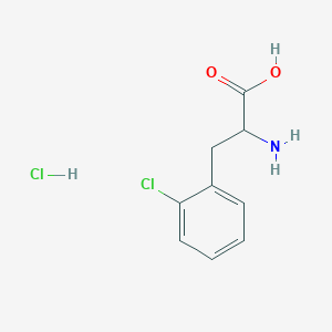 molecular formula C9H11Cl2NO2 B180764 2-Chlorophenylalanine hydrochloride CAS No. 120108-63-6