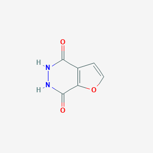 molecular formula C6H4N2O3 B180776 5,6-Dihydrofuro[2,3-d]pyridazine-4,7-dione CAS No. 13177-71-4