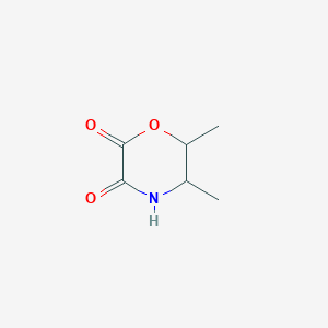 molecular formula C6H9NO3 B180783 5,6-Dimethylmorpholine-2,3-dione CAS No. 198221-04-4