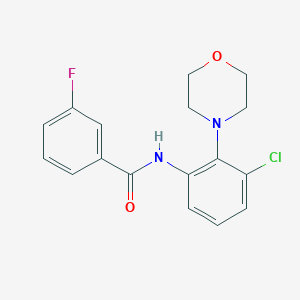 N-(3-chloro-2-morpholin-4-yl-phenyl)-3-fluoro-benzamide