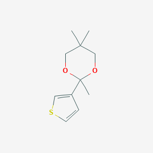 3-(2,5,5-Trimethyl-1,3-dioxan-2-yl)thiophene