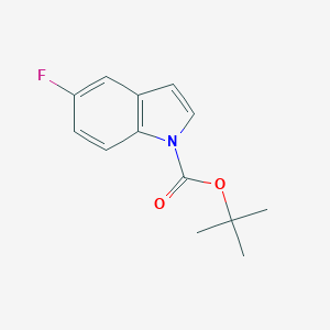 molecular formula C13H14FNO2 B180829 tert-butyl 5-fluoro-1H-indole-1-carboxylate CAS No. 129822-47-5