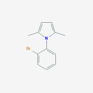 molecular formula C12H12BrN B180831 1-(2-溴苯基)-2,5-二甲基-1H-吡咯 CAS No. 132253-56-6