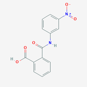 molecular formula C14H10N2O5 B180833 2-[(3-硝基苯基)氨基甲酰基]苯甲酸 CAS No. 19336-84-6