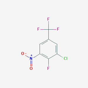 molecular formula C7H2ClF4NO2 B018084 3-Chloro-4-fluoro-5-nitrobenzotrifluoride CAS No. 101646-02-0