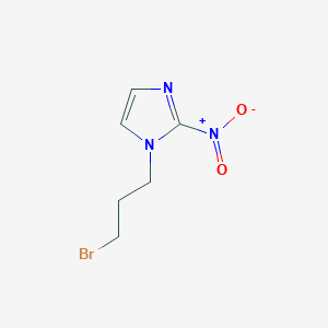 molecular formula C6H8BrN3O2 B180840 1-(3-Bromopropyl)-2-nitro-1H-imidazole CAS No. 115398-63-5