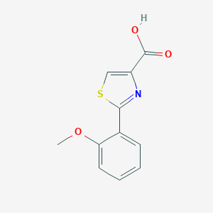 molecular formula C11H9NO3S B180841 2-(2-甲氧基苯基)-1,3-噻唑-4-羧酸 CAS No. 115299-10-0