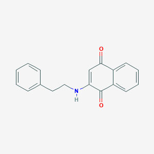 2-[(2-Phenylethyl)amino]naphthoquinone