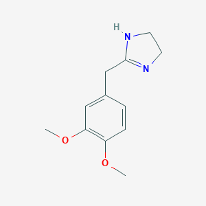 molecular formula C12H16N2O2 B180848 2-(3,4-Dimethoxybenzyl)-4,5-dihydro-1h-imidazole CAS No. 72463-91-3