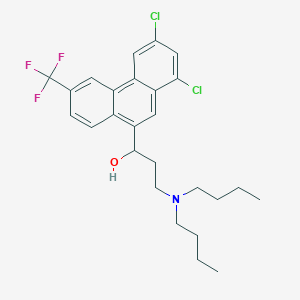 molecular formula C26H30Cl2F3NO B180850 Halofantrine CAS No. 69756-53-2