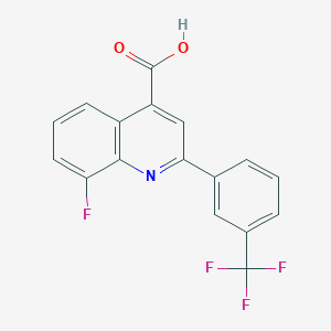 8-Fluoro-2-(3-(trifluoromethyl)phenyl)quinoline-4-carboxylic acid