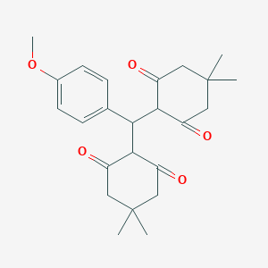 2-[(4,4-Dimethyl-2,6-dioxo-cyclohexyl)-(4-methoxyphenyl)methyl]-5,5-dimethyl-cyclohexane-1,3-dione