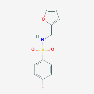 4-fluoro-N-(furan-2-ylmethyl)benzenesulfonamide