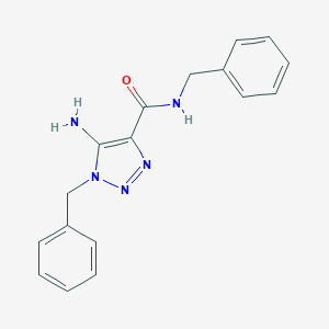 5-Amino-N,1-dibenzyl-1H-1,2,3-triazole-4-carboxamide