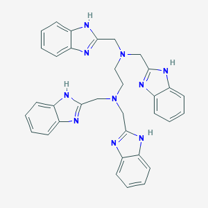 N~1~,N~1~,N~2~,N~2~-Tetrakis[(1H-benzimidazol-2-yl)methyl]ethane-1,2-diamine