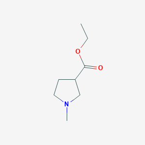 molecular formula C8H15NO2 B180873 Ethyl 1-methylpyrrolidine-3-carboxylate CAS No. 14398-95-9